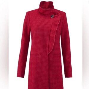 Cabi Red Celebration Coat Size Small